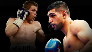 Canelo will face Khan for the 160lb title in May