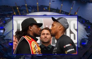 Anthony Joshua and Charles Martin