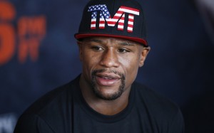 Floyd Mayweather wasn't hurt or involved in the vehicle that crashed. 