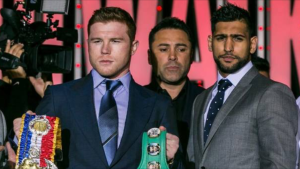 'Big' fight: Canelo taking on Khan at middleweight 