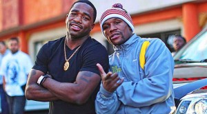 Adrien Broner and Floyd Mayweather 