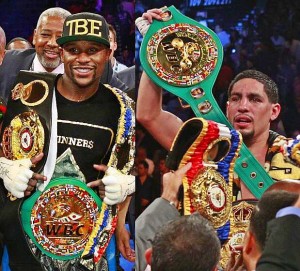 Floyd Mayweather Jr. and Danny Garcia 