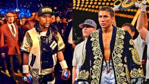 Floyd Mayweather and Gennady Golovkin 