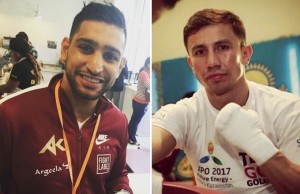 Amir Khan and Gennady Golovkin 