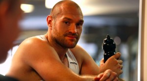 In pain: Tyson Fury back injury 