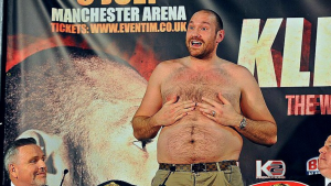 Tyson Fury, "you let a fat man beat you."
