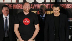 Tyson Fury and Wladimir Klitschko.