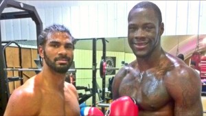 David Haye and Deontay Wilder.