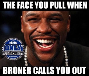 Floyd Mayweather: "April Fools?"