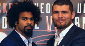 David Haye and Arnold Gjergjaj. 