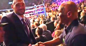 Tyson Fury meets Mike Tyson. 
