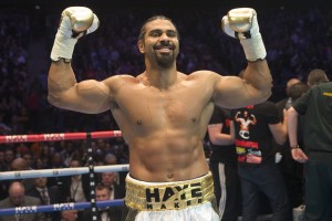 David Haye accepts Tony Bellew's challenge.  